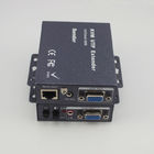 USB 1.4V Fiber Optic KVM Extender 120m IR Function 1080P Over RJ45 Cat5E / Cat6 Cable