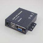 USB 1.4V Fiber Optic KVM Extender 120m IR Function 1080P Over RJ45 Cat5E / Cat6 Cable