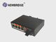 A anti estática 4 ethernet industriais do porto comuta 10/100M com 1 porto 24V da fibra do SC fornecedor