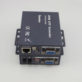 China Prolongamento da fibra ótica 300 medidores de prolongamento de VGA KVM com o CAT5E para o rato do rádio de USB do apoio de 1080P EDID fábrica