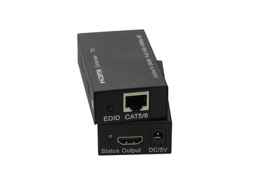 60m Fiber Optic Extender Support 3D , Cat 5E / 6 Cable 1080P HDMI Fiber Extender